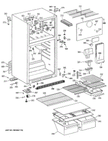 02 - Section2 parts for Ge Refrigerator TBH14DASCRWH from AppliancePartsPros.com