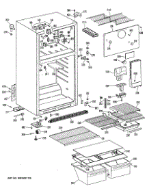 02 - Section2 parts for Ge Refrigerator TBH14DASGRWH from AppliancePartsPros.com