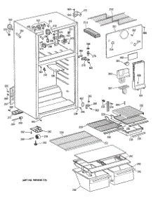 02 - Section2 parts for Ge Refrigerator TBH14DATFRWH from AppliancePartsPros.com