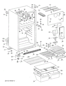02 - Section2 parts for Ge Refrigerator TBH14DRJRWH from AppliancePartsPros.com