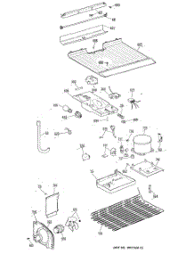 03 - Section3 parts for Ge Refrigerator TBH14DRLRAD from AppliancePartsPros.com