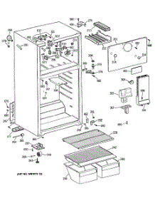 02 - Section2 parts for Ge Refrigerator TBH14SATFRAD from AppliancePartsPros.com