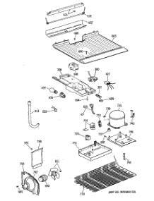 03 - Section3 parts for Ge Refrigerator TBH14SATJRAD from AppliancePartsPros.com