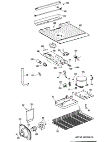 03 - Section3 parts for Ge Refrigerator TBH15SPELWH from AppliancePartsPros.com