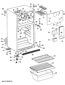 02 - Section2 parts for Ge Refrigerator TBH15SPERWH from AppliancePartsPros.com