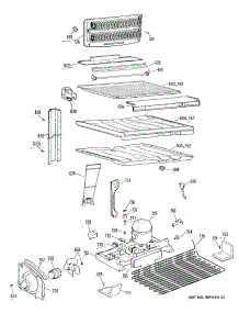 03 - Section3 parts for Ge Refrigerator TBH18DRERAD from AppliancePartsPros.com
