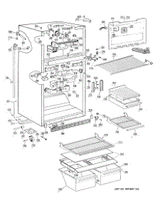 02 - Section2 parts for Ge Refrigerator TBH18DRERWH from AppliancePartsPros.com