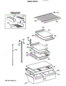 04 - Shelf Parts parts for Ge Refrigerator TBH18JASPRWH from AppliancePartsPros.com