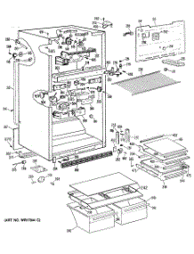 02 - Section2 parts for Ge Refrigerator TBH18JPERAD from AppliancePartsPros.com