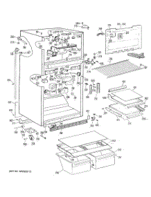 02 - Section2 parts for Ge Refrigerator TBH18JRERAD from AppliancePartsPros.com