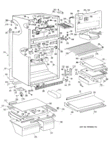 02 - Section2 parts for Ge Refrigerator TBH19JRERAD from AppliancePartsPros.com
