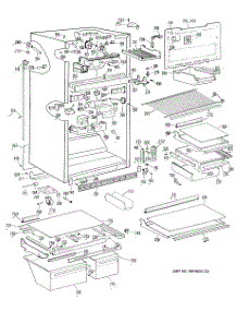 02 - Section2 parts for Ge Refrigerator TBH19ZRLRWH from AppliancePartsPros.com