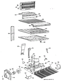 03 - Section3 parts for Ge Refrigerator TBH21DPERAD from AppliancePartsPros.com