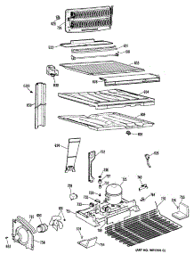 03 - Section3 parts for Ge Refrigerator TBH21JPKRAD from AppliancePartsPros.com