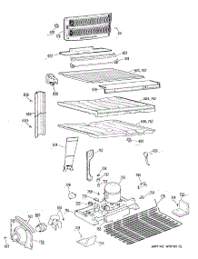 03 - Section3 parts for Ge Refrigerator TBH22ZRERAD from AppliancePartsPros.com