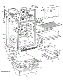 02 - Section2 parts for Ge Refrigerator TBH24TRDRWH from AppliancePartsPros.com