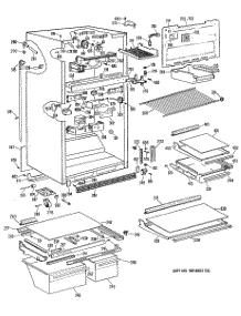 02 - Section2 parts for Ge Refrigerator TBH24ZRDRWH from AppliancePartsPros.com