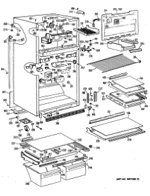 02 - Section2 parts for Ge Refrigerator TBHA21ZRERAD from AppliancePartsPros.com