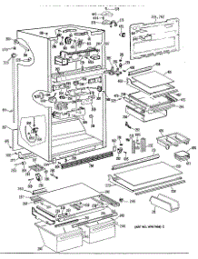 03 - Section3 parts for Ge Refrigerator TBHA22RRELAD from AppliancePartsPros.com