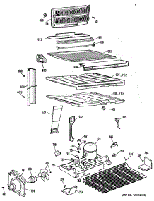 05 - Section5 parts for Ge Refrigerator TBHA22RRELAD from AppliancePartsPros.com