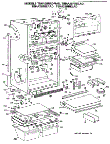 03 - Section3 parts for Ge Refrigerator TBHA25RRELAD from AppliancePartsPros.com
