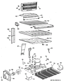 03 - Section3 parts for Ge Refrigerator TBHA25ZRERAD from AppliancePartsPros.com