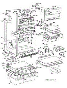 03 - Section3 parts for Ge Refrigerator TBHB25RRELBK from AppliancePartsPros.com