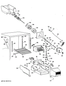 04 - Section4 parts for Ge Refrigerator TBHB25RRELBK from AppliancePartsPros.com