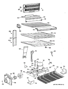 05 - Section5 parts for Ge Refrigerator TBHW22RRELWH from AppliancePartsPros.com