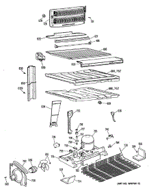 03 - Section3 parts for Ge Refrigerator TBHW22ZRERWH from AppliancePartsPros.com