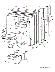 02 - Section2 parts for Ge Refrigerator TBHW25RRDRWH from AppliancePartsPros.com