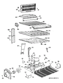05 - Section5 parts for Ge Refrigerator TBHW25RRDRWH from AppliancePartsPros.com