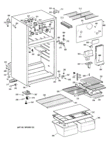 02 - Section2 parts for Ge Refrigerator TBT16DAXLRAD from AppliancePartsPros.com