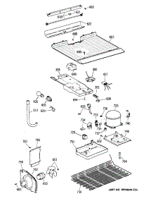 03 - Section3 parts for Ge Refrigerator TBT16DAXLRWH from AppliancePartsPros.com