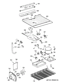 03 - Section3 parts for Ge Refrigerator TBT16JAXLRAD from AppliancePartsPros.com