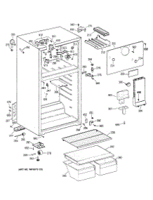 02 - Section2 parts for Ge Refrigerator TBT16SAXLRAD from AppliancePartsPros.com