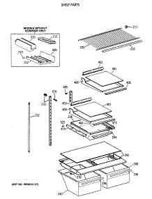 04 - Shelf Parts parts for Ge Refrigerator TBT18JAXBRAA from AppliancePartsPros.com