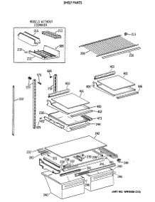 04 - Shelf Parts parts for Ge Refrigerator TBT24JAXBRAA from AppliancePartsPros.com