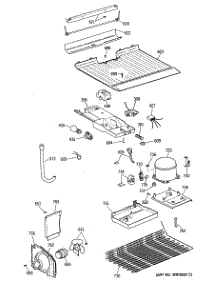 03 - Section3 parts for Ge Refrigerator TBX14AYTGLWH from AppliancePartsPros.com