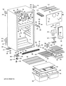 02 - Section2 parts for Ge Refrigerator TBX14DASFRAD from AppliancePartsPros.com