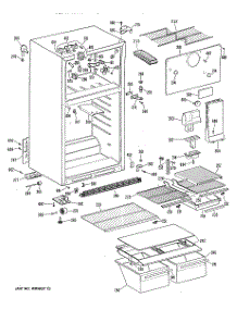 02 - Section2 parts for Ge Refrigerator TBX14DRJRWH from AppliancePartsPros.com