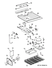 03 - Section3 parts for Ge Refrigerator TBX14SAXKLWH from AppliancePartsPros.com