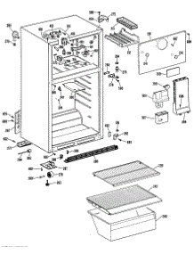 02 - Section2 parts for Ge Refrigerator TBX14SPBRWH from AppliancePartsPros.com