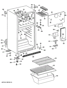 03 - Section3 parts for Ge Refrigerator TBX14SPJRWH from AppliancePartsPros.com