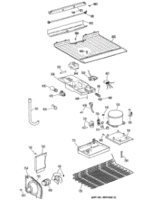 03 - Section3 parts for Ge Refrigerator TBX16APKLAD from AppliancePartsPros.com