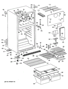02 - Section2 parts for Ge Refrigerator TBX16DASDRWH from AppliancePartsPros.com