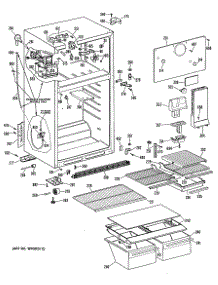 02 - Section2 parts for Ge Refrigerator TBX16DISDRWH from AppliancePartsPros.com