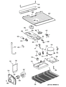 03 - Section3 parts for Ge Refrigerator TBX16SASCRWH from AppliancePartsPros.com