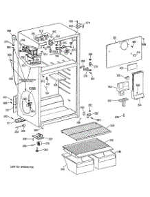 02 - Section2 parts for Ge Refrigerator TBX16SIXDLAD from AppliancePartsPros.com