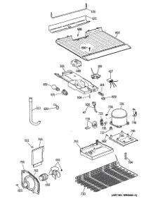 03 - Section3 parts for Ge Refrigerator TBX16SIXDLWH from AppliancePartsPros.com